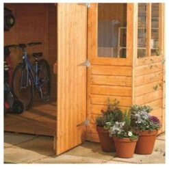 Rowlinson Wooden Workshop Storage Unit 9x15 - SWS9X152T -OUTSUNNY Sales Shop sws9x152t bottom