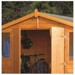 Rowlinson Wooden Workshop Storage Unit 9x9 - SWS9X92T -OUTSUNNY Sales Shop sws9x92t closeup