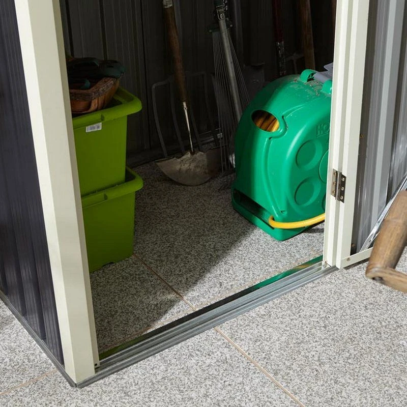 Rowlinson Trentvale 5x3 Metal Pent Shed Dark Grey - TV53PENDG 3 Rowlinson Trentvale 5x3 Metal Pent Shed Dark Grey - TV53PENDG - Image 3