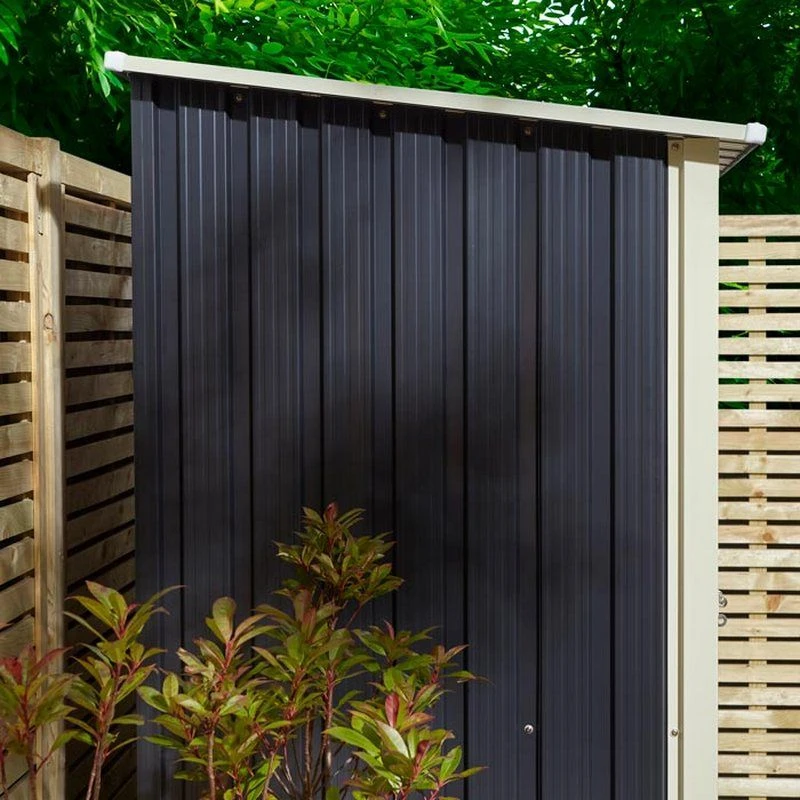 Rowlinson Trentvale 5x3 Metal Pent Shed Dark Grey - TV53PENDG 4 Rowlinson Trentvale 5x3 Metal Pent Shed Dark Grey - TV53PENDG - Image 4