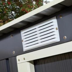 Rowlinson Trentvale 8x4 Metal Pent Shed Dark Grey - TV84PENDG 8 Rowlinson Trentvale 8x4 Metal Pent Shed Dark Grey - TV84PENDG -OUTSUNNY Sales Shop t v tv84pendg 3