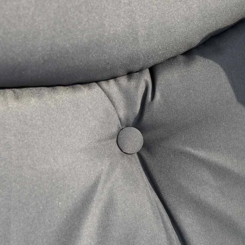 Outsunny 3 Seater Garden Swing Chair With Coffee Tables - Grey - 84A-162 9 Outsunny 3 Seater Garden Swing Chair With Coffee Tables - Grey - 84A-162 - Image 9