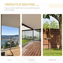 Outsunny 2 Seater Wooden Swing Chair - Natural - 84A-154ND -OUTSUNNY Sales Shop wpac3a17dc1c12c72.jpg