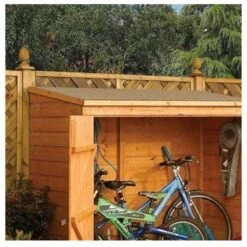 Rowlinson Shiplap Wooden Wallstore Storage Unit - WS1881H -OUTSUNNY Sales Shop ws1881h roof