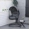 Outsunny Retractable Canopy Hanging Egg Chair With Cushion - Grey - 84A-212 -OUTSUNNY Sales Shop y7c90f1801c81fcf9.jpg