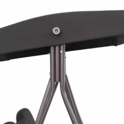 Outsunny 3-Seater Anti-UV Swing Chair With Cushion - Black - 84A-069BK -OUTSUNNY Sales Shop yei3d6186027a4a02.jpg