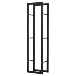 HOMCOM Tall Firewood Log Holder - Black - 820-147 -OUTSUNNY Sales Shop z2o5d117dc19c8b67.jpg