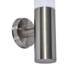 Forum Lighting Creswell LED Solar Wall Light - Stainless Steel - ZN-42043 -OUTSUNNY Sales Shop zink creswell led solar wall light stainless steel 8445 5020024002557 23911