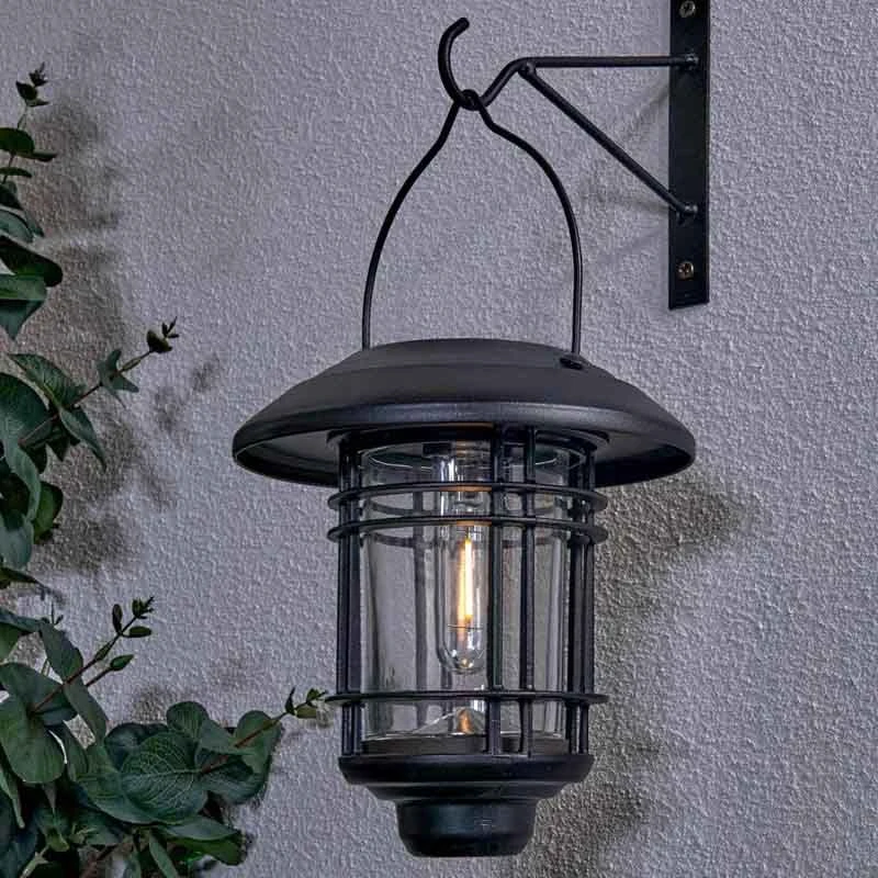 Forum Lighting Horden Hanging Solar Garden Lantern 15 Lumens - Black - ZN-42033 1 Forum Lighting Horden Hanging Solar Garden Lantern 15 Lumens - Black - ZN-42033