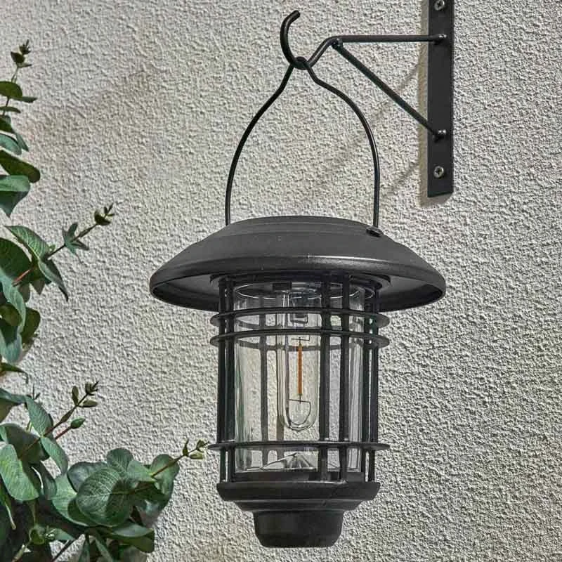 Forum Lighting Horden Hanging Solar Garden Lantern 15 Lumens - Black - ZN-42033 4 Forum Lighting Horden Hanging Solar Garden Lantern 15 Lumens - Black - ZN-42033 - Image 4