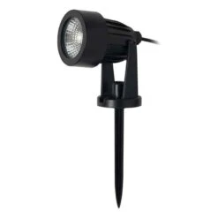 Forum Lighting Maltby Spike Solar Garden Lights 4 X 75 Lumens - Black - ZN-42058 -OUTSUNNY Sales Shop zink maltby 4 light led solar stake light kit black 8460 5020024002700 23740 1