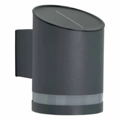 Forum Lighting Trimdon LED Solar Wall Light 100 Lumens - Anthracite - ZN-42047
