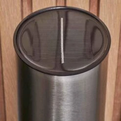 Forum Lighting Trimdon LED Solar Wall Light 100 Lumens - Stainless Steel - ZN-42045 -OUTSUNNY Sales Shop zink trimdon led solar downlight stainless steel 8447 5020024002571 07393