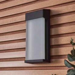 Forum Lighting Wistow Solar Wall Light 10 Lumens - Black - ZN-42039 -OUTSUNNY Sales Shop zink wistow led solar wall light black 8441 5020024002519 04570