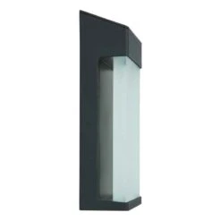 Forum Lighting Wistow Solar Wall Light 10 Lumens - Black - ZN-42039 -OUTSUNNY Sales Shop zink wistow led solar wall light black 8441 5020024002519 84727