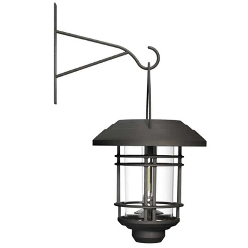 Forum Lighting Horden Hanging Solar Garden Lantern 15 Lumens - Black - ZN-42033 2 Forum Lighting Horden Hanging Solar Garden Lantern 15 Lumens - Black - ZN-42033 - Image 2